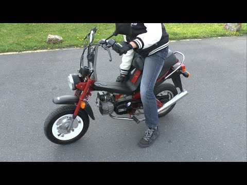 Видео: мини мокик Стелла