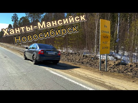 Видео: СЕВЕР|Перегон Ханты-Мансийск - Новосибирск.                 #перегон #перекуп #дальнобой #fordfocus