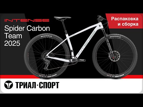 Видео: Intense Spider Carbon Team 2025. Распаковка и сборка