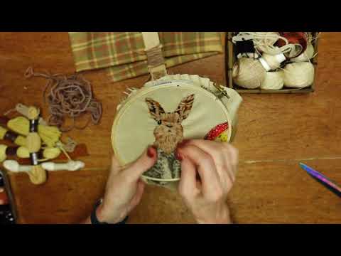 Видео: Эпизод 15 | Том 8. Журнал вышивки Рокси | Подсказка по рисованию нитками