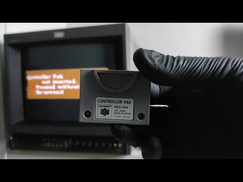 Видео: Ленивый ремонт Controller Pak для Nintendo 64