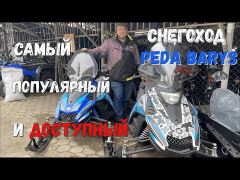 Видео: ОБЗОР САМОГО ПОПУЛЯРНОГО И ДОСТУПНОГО СНЕГОХОДА PEDA BARYS