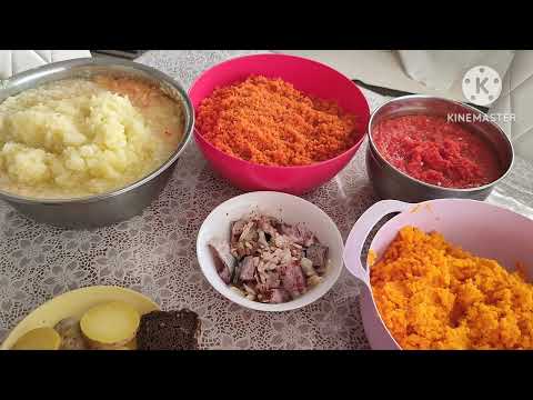 Видео: 2470. Работаю ИГРАЮЧИ! 💃Мой ВКУСНЫЙ обед! 🥔🐟Ой! А ЗАГОТОВОЧКИ! 👍 легко просто и БЕЗ жира! 🥕🧄🌶🧅