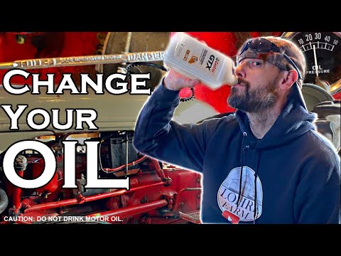 Видео: Трактор Ford 8N 🛢️ Замена масла и фильтра