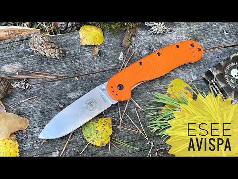 Видео: Нож ESEE Avispa обзор, разборка