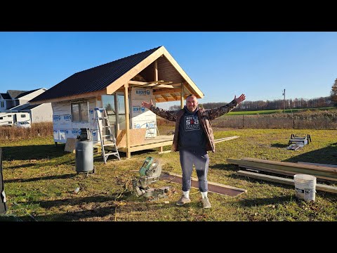 Видео: ЖИВЁМ ЗА ГОРОДОМ В США И СТРОИМ БАНЮ ! 