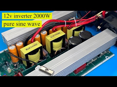 Видео: 12 В инвертор 2000 Вт тест разрядного тока Сравнение старой и новой версии