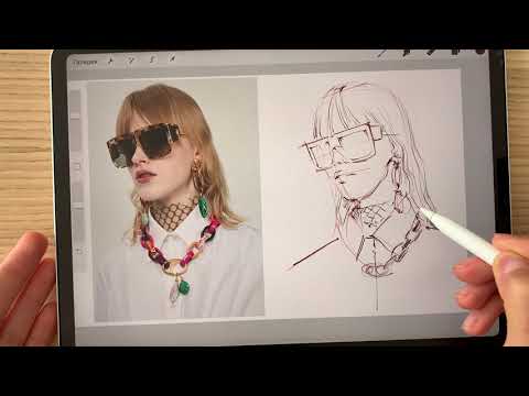 Видео: Урок по fashion иллюстрации