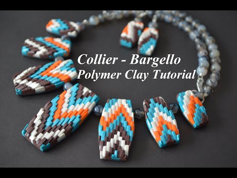 Видео: polymer clay FIMO Tutorial bargello technique техника барджелло полимерная глина DIY