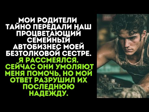 Видео: Мои родители тайно передали наш процветающий семейный автобизнес моей безтолковой сестре.Я рассмеялс