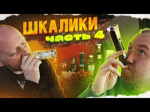 Видео: Пробуем КРЕПКИЕ НАПИТКИ в шкаликах! | Часть 4,5