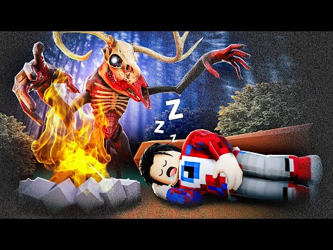 Видео: 😱Выживаем 99 ДНЕЙ с ПРО ИГРОКОМ в Лесу в Роблокс!