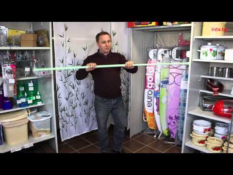 Видео: Обзор стального телескопического карниза для душа