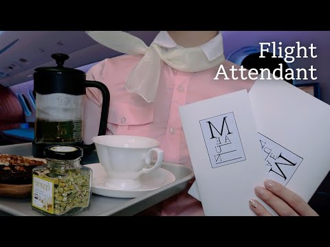 Видео: ASMR/SUB Ролевая игра бортпроводника первого класса✈️🌙 Питание в полете, уход за кожей и т. д.