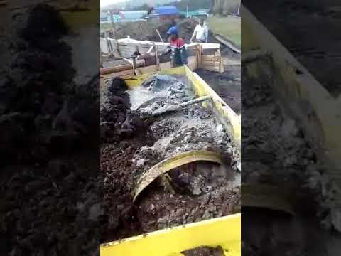 Видео: Тракторная навесная бетономешалка