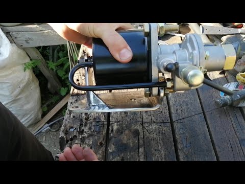 Видео: Кронштейн ПГУ для ЗИЛ-130 (с механическим ручником).