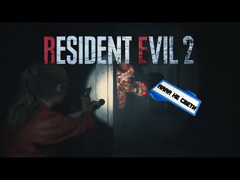 Видео: Resident Evil 2. Обитель зла. Приставучие зомби и встреча с лизуном. #2