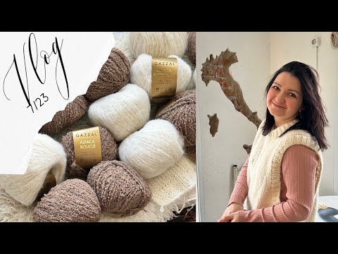 Видео: VLOG 7/23 Обзор Gazzal Alpaca Boucle & Alpaca Super Soft|Готовый жилет по описанию @DariaNekrasovas