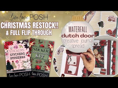 Видео: Творческий журнал. Голландская дверь. Разворот | Весёлое и яркое Рождество. Любовь, живая любовь,...