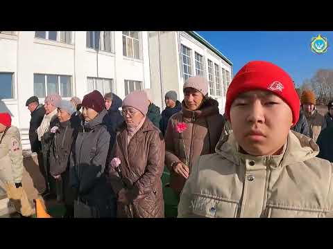 Видео: Открытие мемориальной доски в ХСОШ №1 имени Д.Ж. Жанаева Цыремпилова Алдара Сергеевича