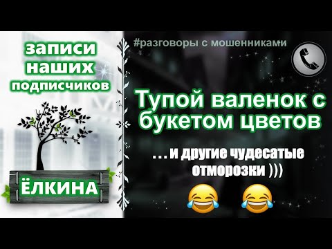 Видео: ЁЛКИНА. Тупой валенок с букетом цветов.