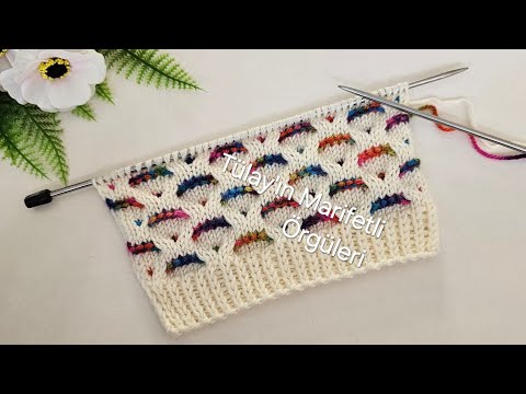 Видео: Красочное вязание 🧶 Схема вязания жилета, кардигана, шарфа, шапки и одеяла