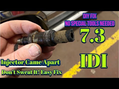 Видео: Форсунка развалилась на Ford 7.3 IDI без турбонаддува. Как её быстро и легко снять. СПЕЦИАЛЬНЫЙ И...