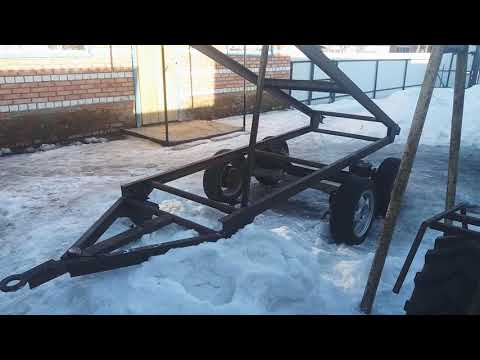 Видео: Прицеп самосвал (рама)