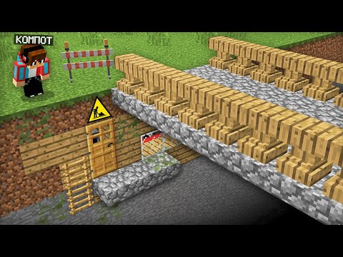 Видео: Я НАШЁЛ СЕКРЕТНЫЙ ДОМ ПОД МОСТОМ В МАЙНКРАФТ