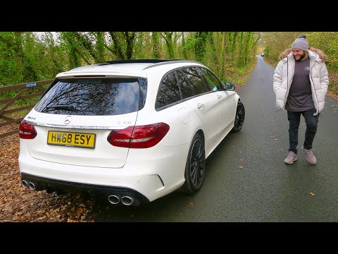 Видео: Этот Mercedes V6 TWIN TURBO C43 AMG — это практичный универсал! Обзор и тест