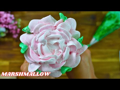 Видео: Зефир ▪️Неповторимый десерт Очень твердый БЕЗ МАСЛА и БЕЗ духовки ▪️Зефирный пион