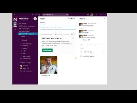 Видео: Месенджер Slack у проєкті Werbarium