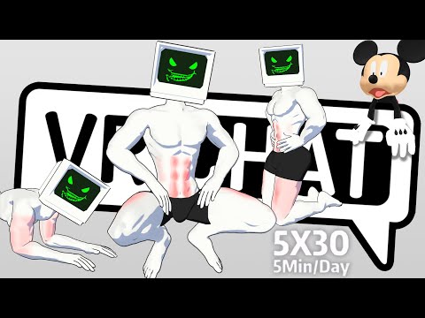 Видео: Качаю ноги с 5x30 | VRChat Смешные моменты