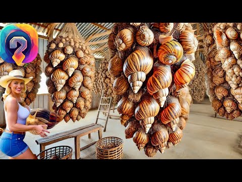 Видео: Как МИЛЛИОНЫ улиток превращаются в ценное мясо и косметику — невероятное улиточное фермерство!