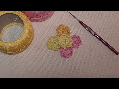 Видео: цветы крючком маленькие цветы крючком вязание крючком