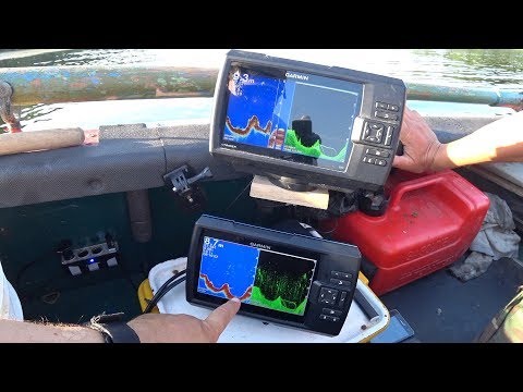 Видео: Garmin Striker 7sv & Striker 7sv Plus. Сравниваем датчики.
