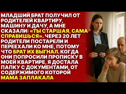 Видео: Родители дали брату всё, а мне сказали "сама справишься"