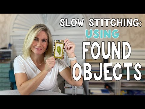 Видео: Медленное шитье с использованием найденных предметов | Медленное шитье для начинающих | 5 советов...