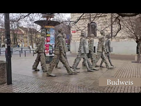 Видео: Чехия. Ческе Будеевице, прогулка по городу.