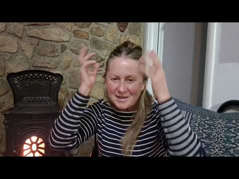 Видео: Посиделки  у Эллки возле  камина. Важный разговор .