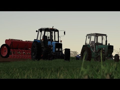 Видео: РП Farming Simulator 19 ЮМЗ ОРАЕМ МИНИ ПОЛЕ А МТЗ СЕЙЕТ