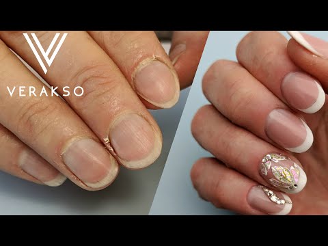 Видео: Выкладной френч гелем желе /любимая клиентка/ ВЕРАКСО