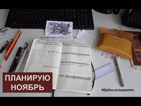 Видео: ПЛАНИРУЮ НОЯБРЬ. Заполнение ежедневника. Plan with me
