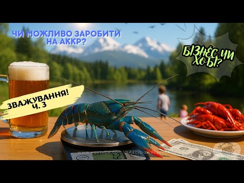 Видео: Бізнес чи хобі при вирощуванні австралійського рака в УЗВ