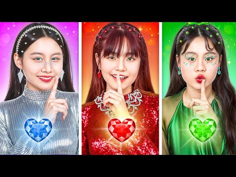 Видео: Девочка-ювелир В Школе: Изумруд Vs Рубина Vs Бриллианта! Бедный Vs Богатого Vs Очень Богатого