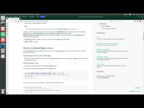 Видео: Django contenttypes. Модель ContentType. Модель комментариев.