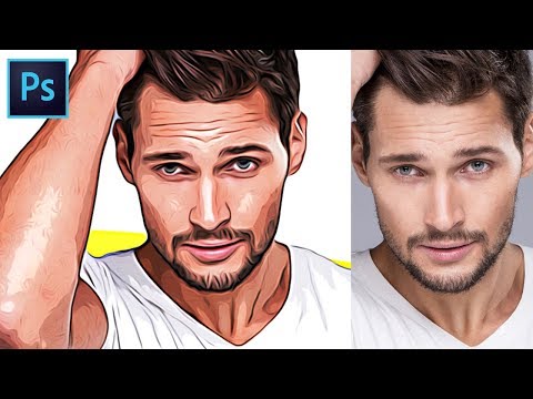 Видео: Как превратить фотографии в мультяшный эффект — урок по Photoshop