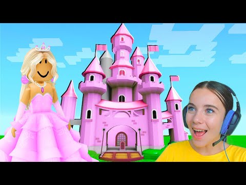 Видео: СДЕЛАЛА ПРИНЦЕССУ и ПОСТРОИЛА ЗАМОК в ROBLOX!