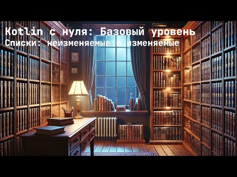 Видео: Списки в Kotlin: неизменяемые (List) и изменяемые (MutableList)