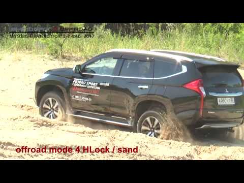 Видео: OFFROAD PAJERO Sport 3 sand/на песке